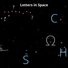 Letters in Space